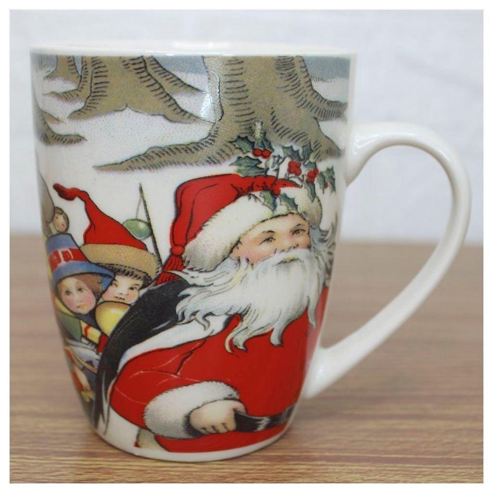 Caneca De Natal Natalina Papai Noel Cerâmica 350ml - 3