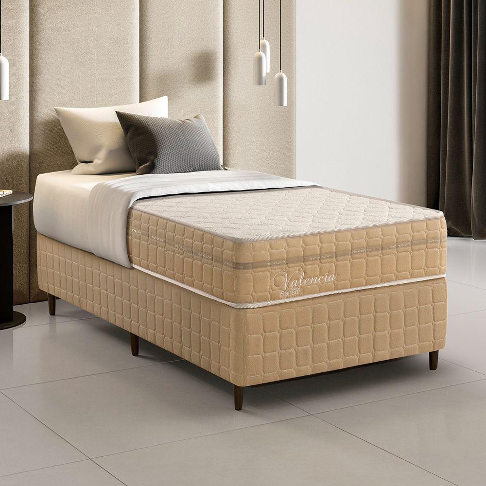 Colchão Solteiro Valencia Molas Ensacadas Individualmente - Bege - 2