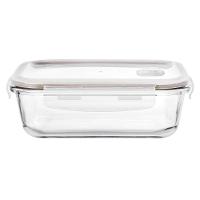 Pote Hermético Retangular Em Vidro 1,52l 75x227x172cm - 1