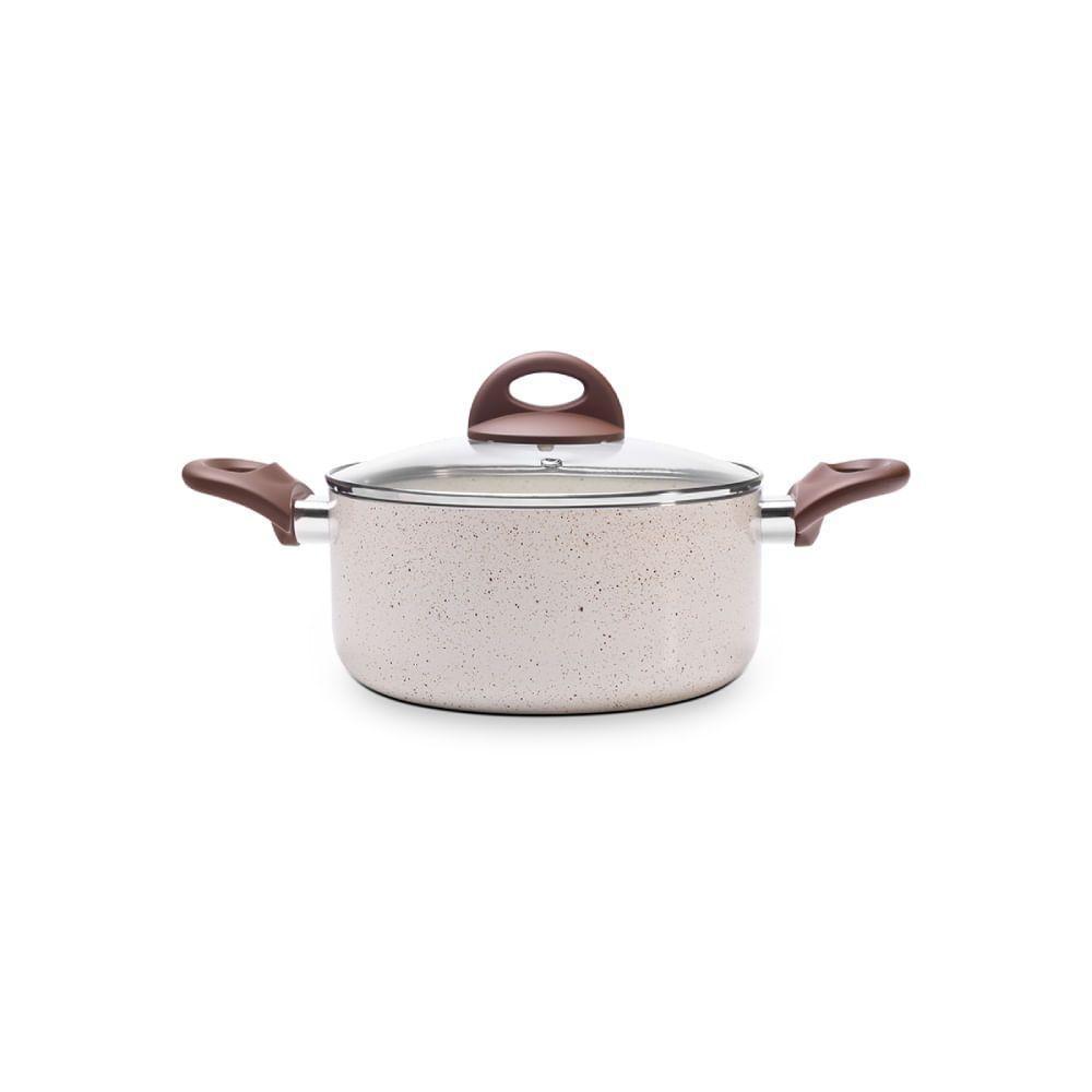 Caçarola Com Tampa ø20 Ceramic Life Granada Indução - Brinox 20 Cm Vanilla Brinox - 1