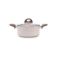 Caçarola Com Tampa ø20 Ceramic Life Granada Indução - Brinox 20 Cm Vanilla Brinox - 1