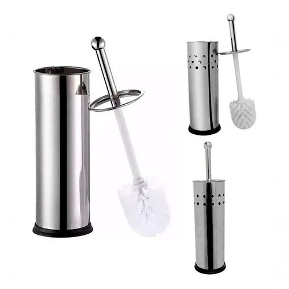 Escova Sanitária De Limpeza Com Suporte Inox Para Banheiro - 2