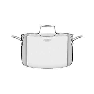 Caçarola Funda Corpo Triplo Tramontina Grano 62144240 Inox Cromado 62144240