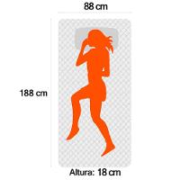 Cama Box Baú Solteiro Suede + Colchão De Espuma D33 - Sereneprime - 88cm Cinza - 5