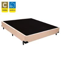 Cama Box Casal Sintético + Colchão De Espuma D33 - Sereneprime - 138cm Cor:bege - 6