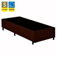 Cama Box Solteiro Suede + Colchão De Espuma D33 - Sereneprime - 88cm Cor:marrom - 9