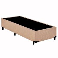 Cama Box Solteiro Suede + Colchão De Espuma D33 - Sereneprime - 88cm Bege - 9