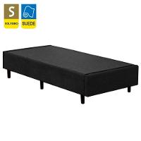 Cama Box Solteiro Suede + Colchão De Espuma D33 - Sereneprime - 88cm Preto - 9