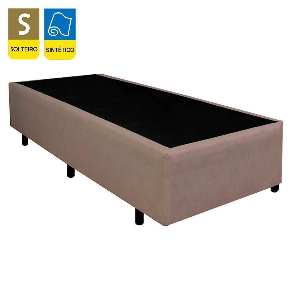 Cama Box Solteiro Sintético Sereneprime Bege 88x188x40 - 6