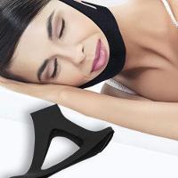 Máscara Faixa De Queixeira Cabeça Ajustável Anti Ronco Anti Apneia - 5