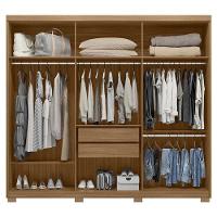 Cômoda Montevideu E Guarda Roupa Casal Venice 62080pe Amendola Touch Off White Com Pés - Demóbile - 3