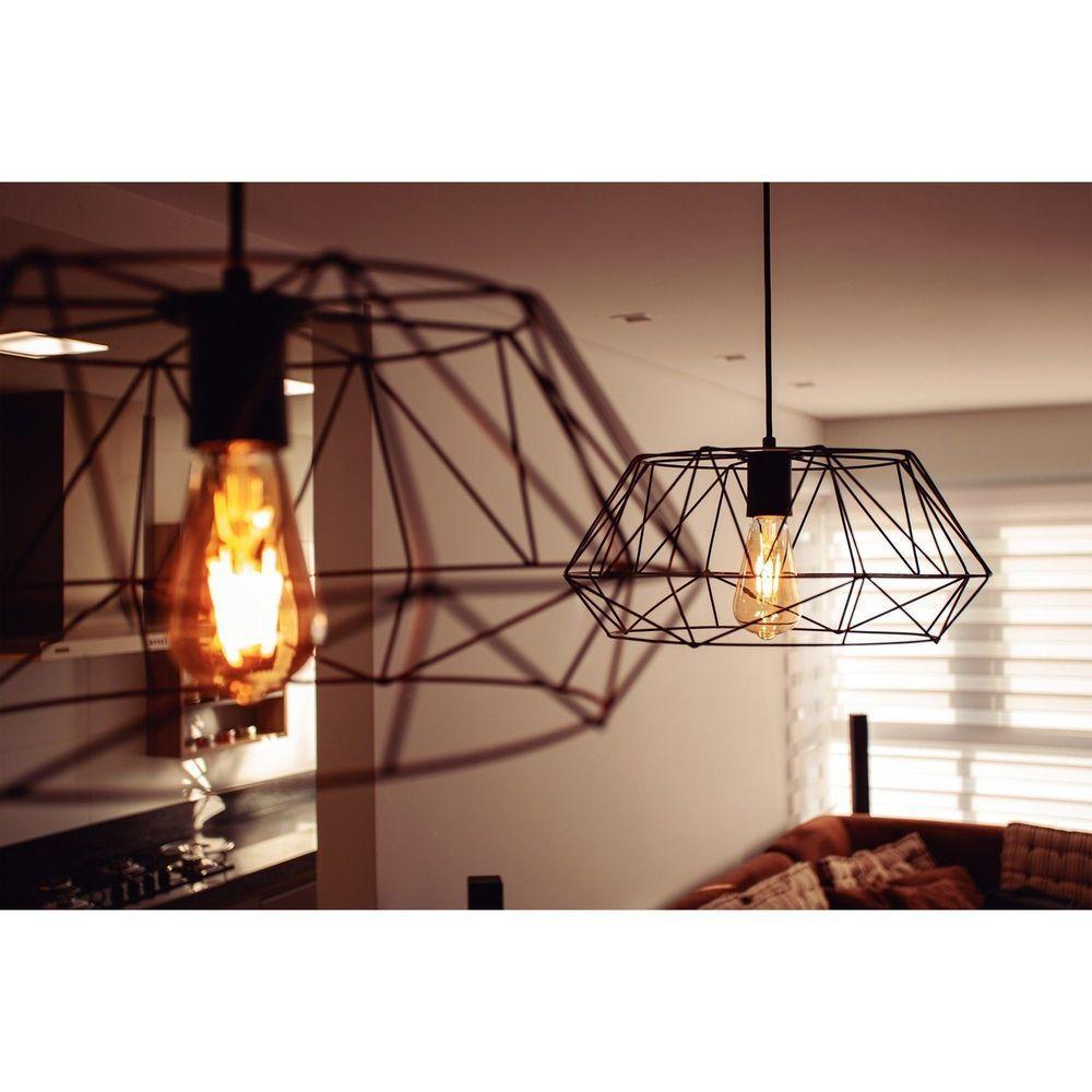 Lâmpada Led Filamento Tramontina St64 4w 2200k Luz Amarela Vidro âmbar Tramontina - 2