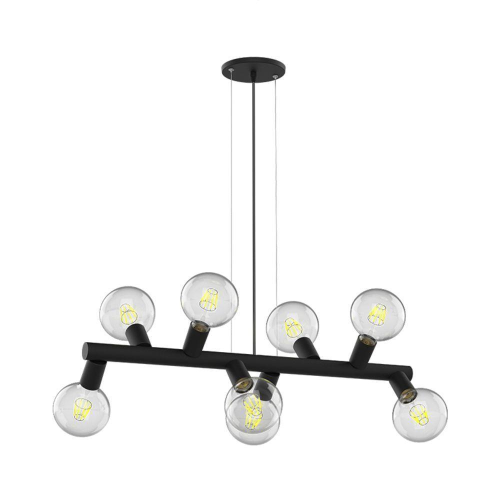 Lustre Pendente Taschibra Amora Preto E27 Bivolt - 1