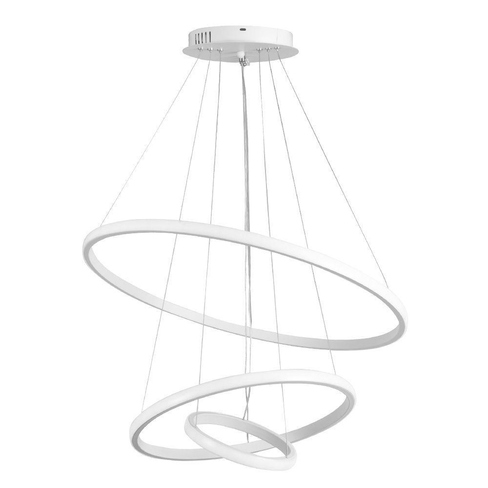 Lustre Pendente Taschibra Montreal 45w Led Bivolt Branco - 4