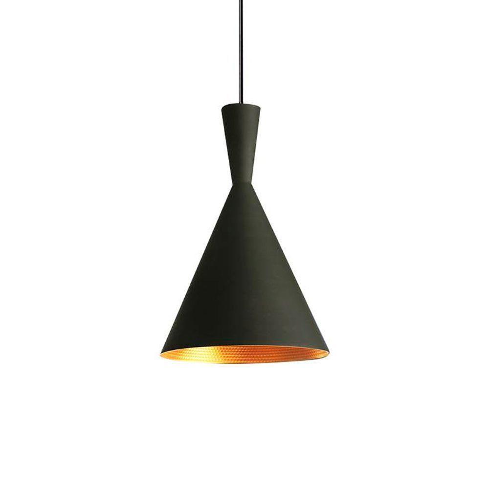 Lustre Pendente Taschibra Td 902 Preto E27 Bivolt - 1