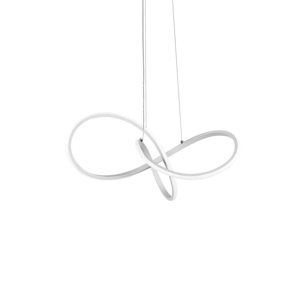 Lustre Pendente Taschibra Tóquio Led Bivolt Branco - 1