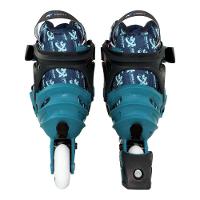 Patins Infantil X-light Azul Com Rodas Led (par) Tam: M (29-32) - 9