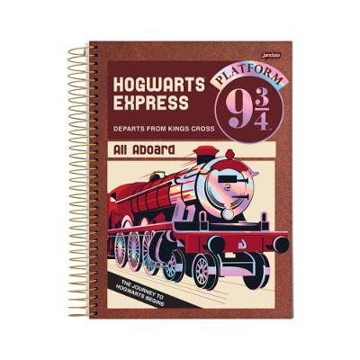 Caderno Espiral Universitário Capa Dura 1 Matéria Harry Potter Com 96 Folhas