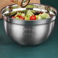 Tigela Mixing Bowl Aço Inox Salada Molho Creme Multiuso 18cm