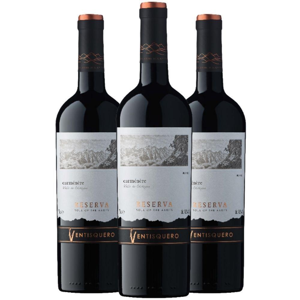 Vinho Tinto Ventisquero Reserva Carmenere 750ml (3 Und) - 1