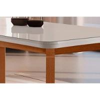 Sala De Jantar Completa Londrina Tampo Madeirado C- Vidro Curvo 180x90 E 6 Cadeiras Amsterdã Imbuia - Veludo Capuccino - Rufato - 7