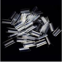 Tips 100 Alongada Curvatura C Transparente Na Caixa Acrílico - 3