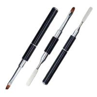 Pincel Espátula Unhas Polygel Ponta Dupla Acrigel F1 - 1