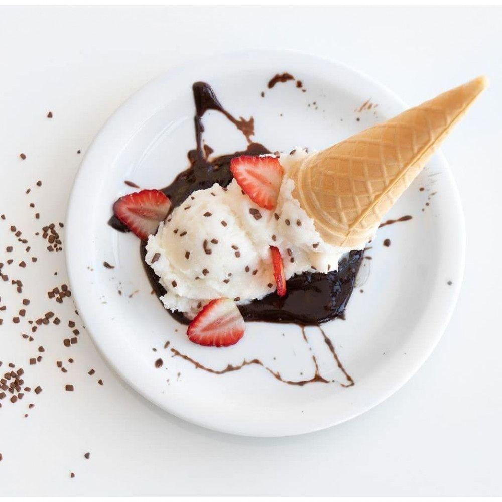 Conjunto 12 Pratos De Sobremesa Branco Ceramica - Porcelart - 2