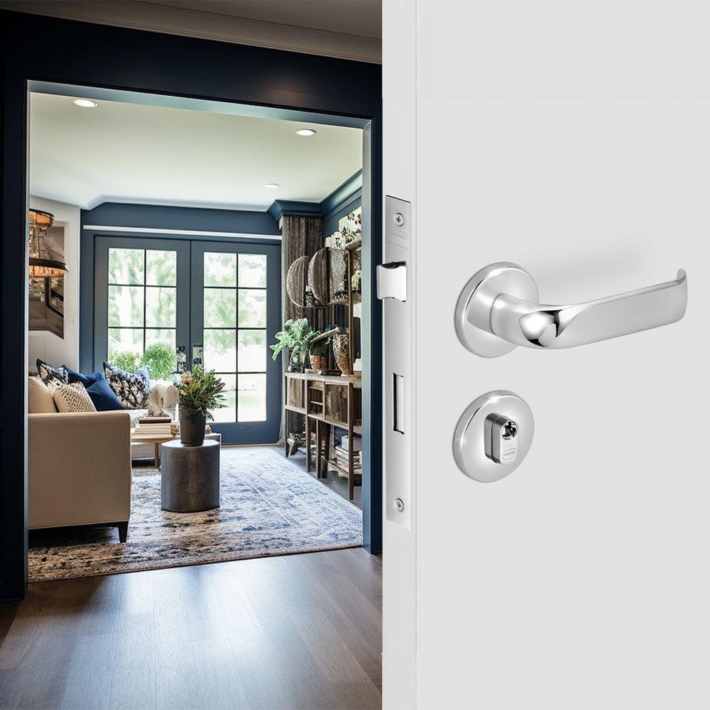 Fechadura Externa Duna 3 Maq 55 Imab Cromado - 5