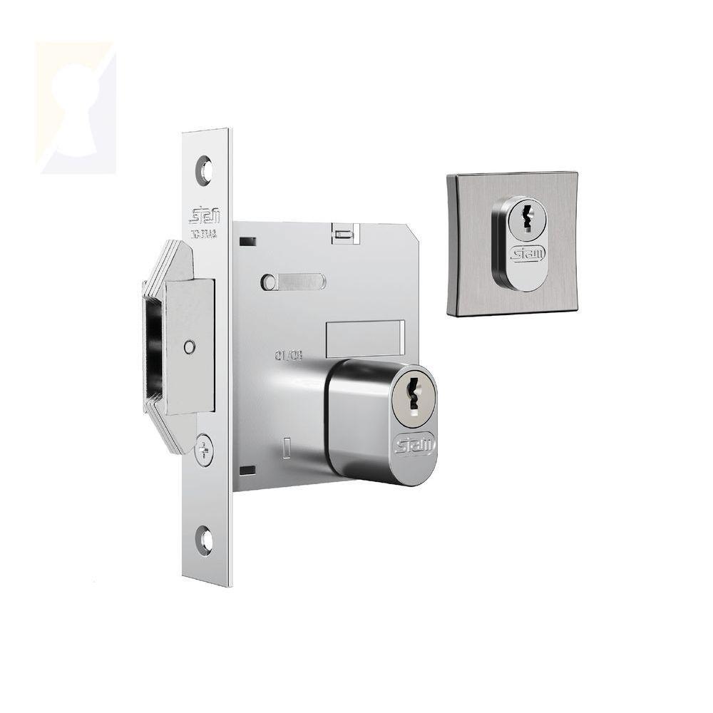 Fechadura Stam Correr-bater Externa 1006 Escovado - 1