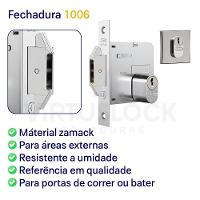 Fechadura Stam Correr-bater Externa 1006 Escovado - 4