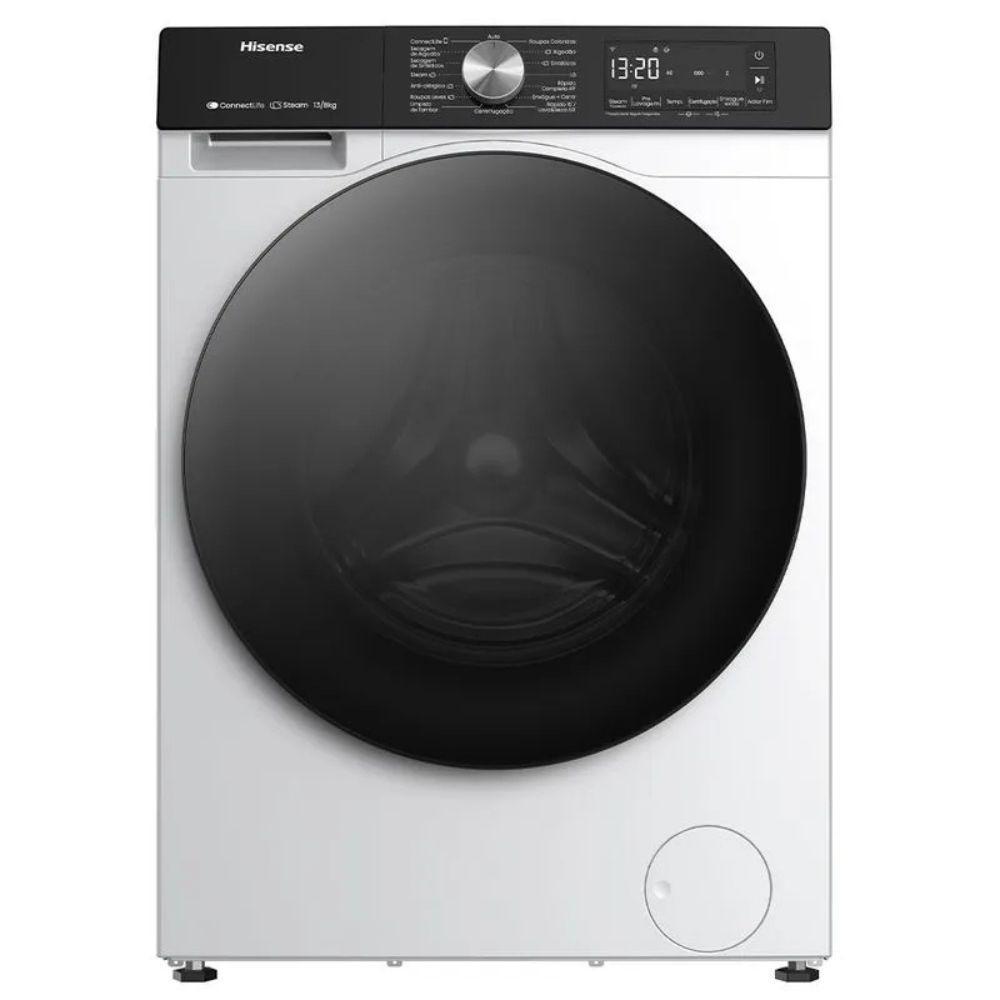 Lava E Seca 11kg Hisense Branca Com 11 Programas De Lavagem Steam Wi-Fi WD3S11 Branco 220V - 1