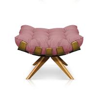 Kit 01 Poltrona e 01 Puff Giratório Costela Base - 7