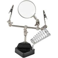 Lupa Profissional com Suporte e Pinças - 1