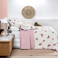 Cobre Leito Avere King 03 Peças - Borboletas - 3