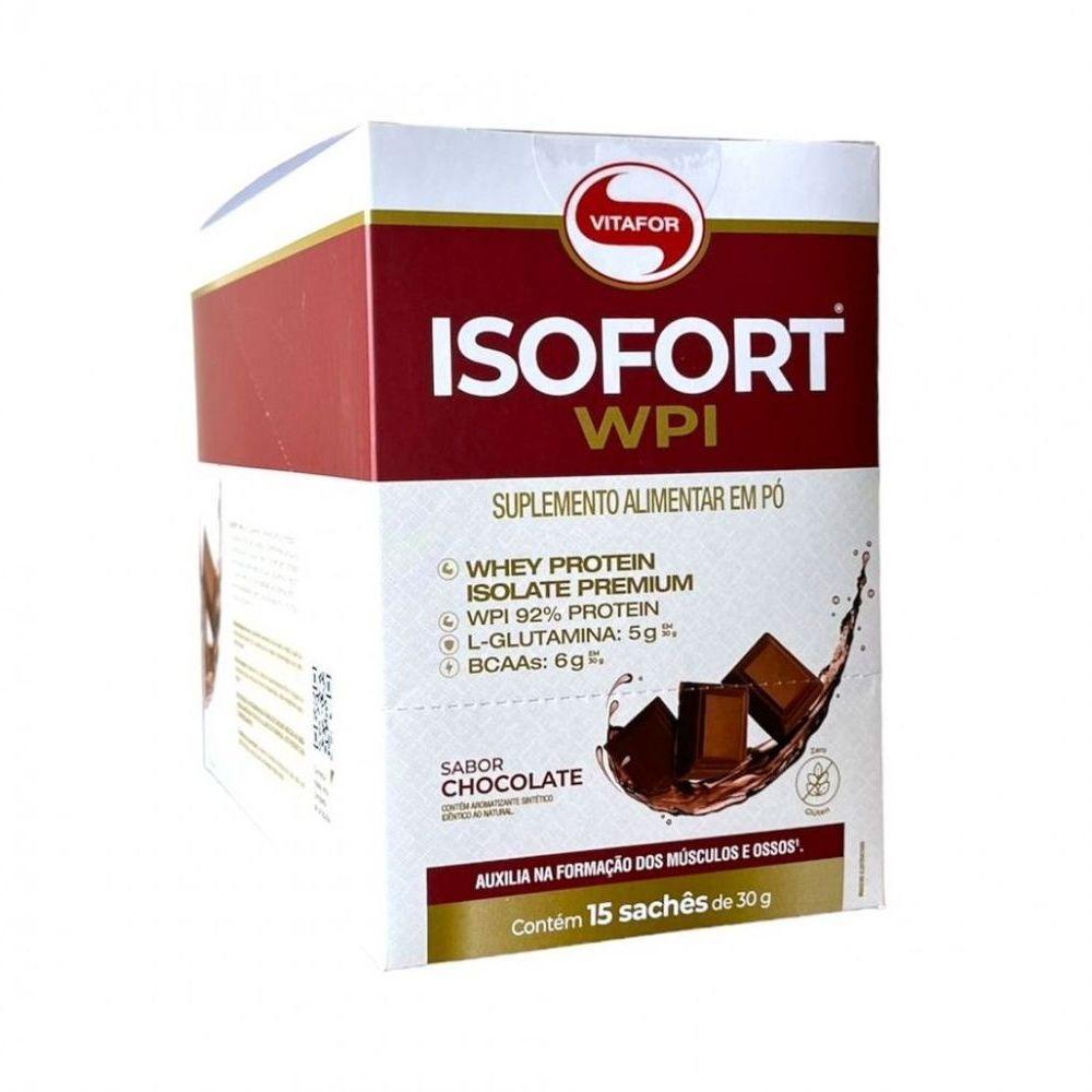 Isofort Sachê Display (15 Sachês 30g) - Sabor: Chocolate - 1