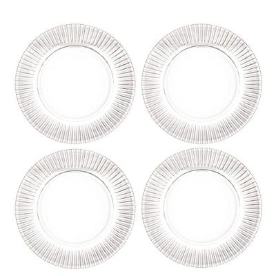 Jogo 4 Sousplats De Cristal Renaissance Lyor 31,5cm