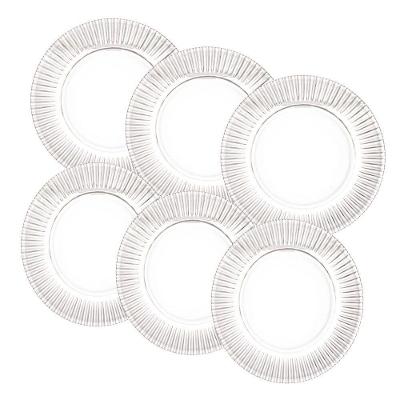 Jogo 6 Sousplats De Cristal Renaissance Lyor 31,5cm