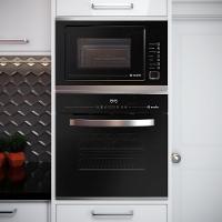 Kit Cozinha Mueller Micro-ondas + Forno de Embutir 68 Litros Preto 220V - 2