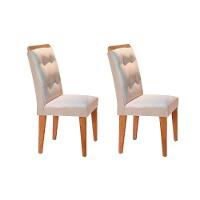 Sala De Jantar Completa Jade Tampo Madeirado C- Vidro Canto Curvo 180x90 E 6 Cadeiras Imperatriz Imbuia-off White - Suede Creme - Rufato - 10