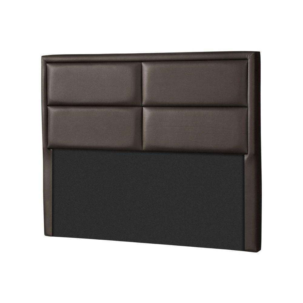 Painel De Cama Box Estofada Casal New York Courano Marrom - Probel - 1