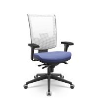 Cadeira Flash Presidente Branco E Azul - 1