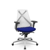 Cadeira Bix X+ Aero Slider Branco E Azul - 1