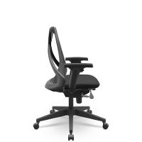 Cadeira Bix X+ Poliester Preto Slider Piramidal - 2