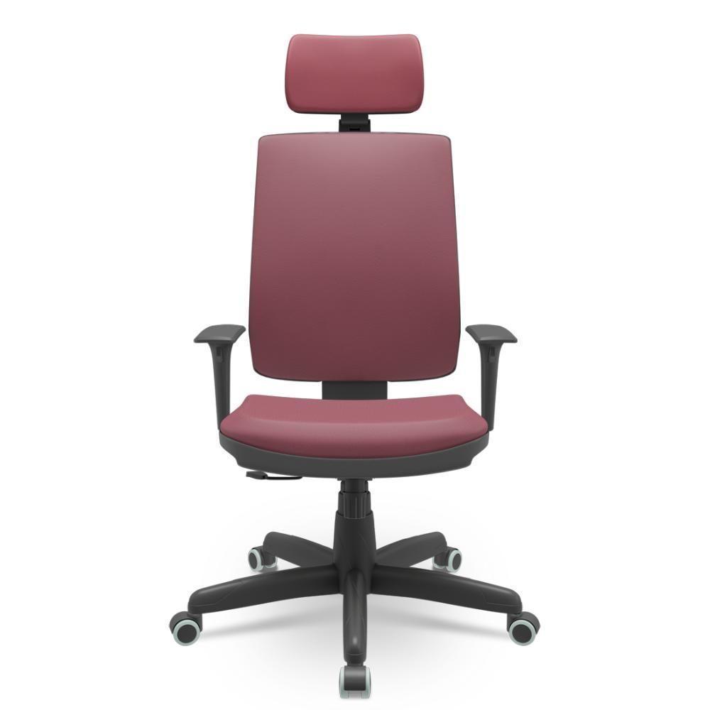 Cadeira Brizza Soft Vinho Vinil Relax Plax - 1