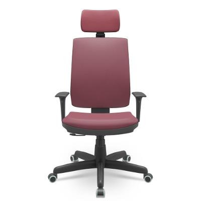 Cadeira Brizza Soft Vinho Vinil Relax Plax