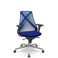 Cadeira Bix X+ Aero Azul Sincron Base Alumínio - 1