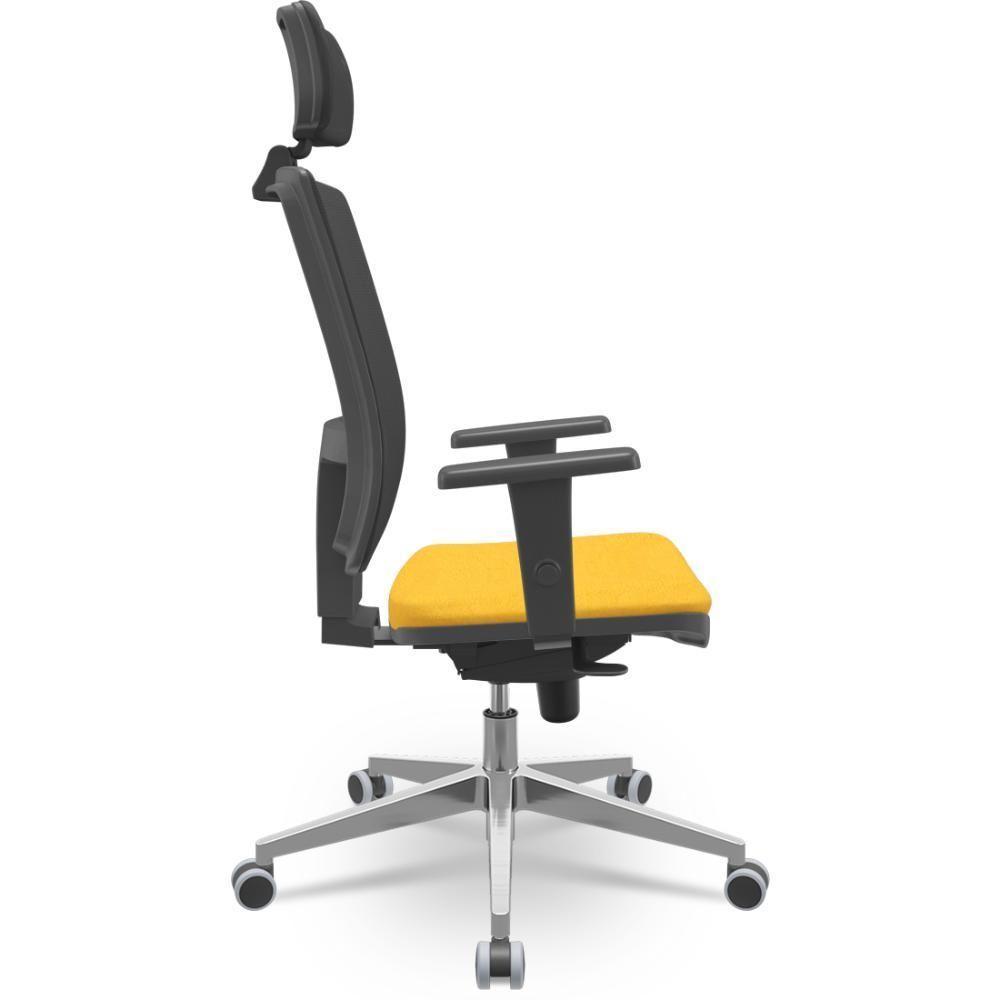 Cadeira Brizza Presidente Tela Amarelo - 2