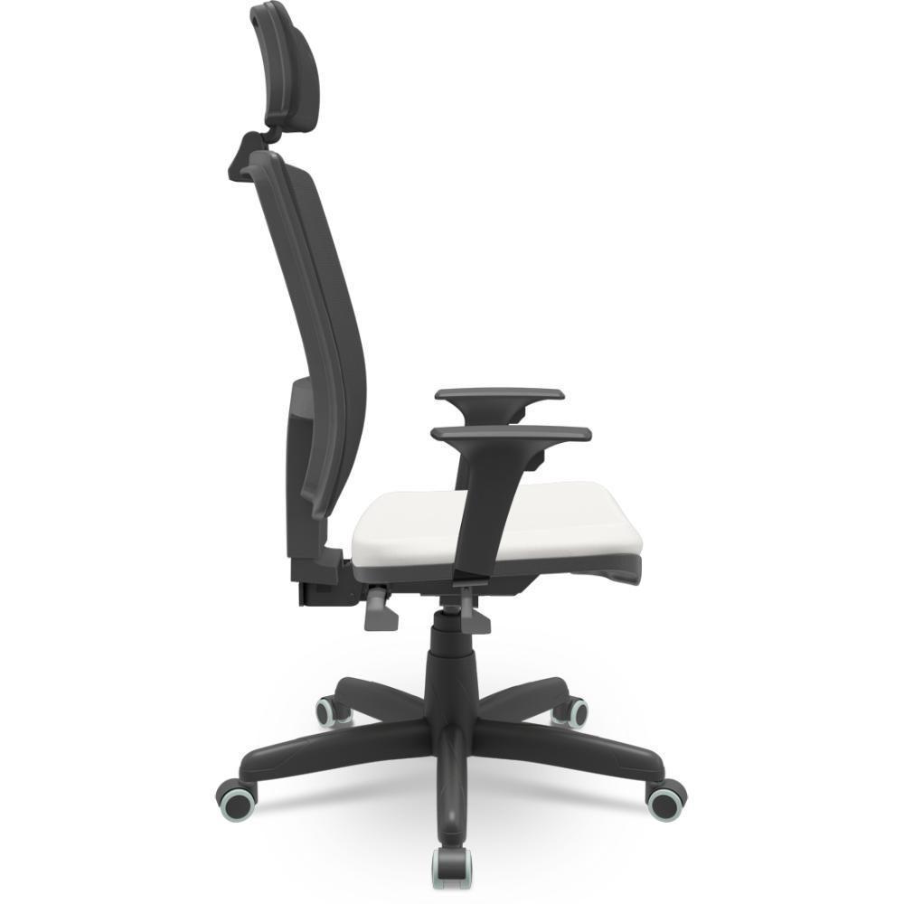 Cadeira Brizza Presidente Tela Facto Dunas Branco - 2