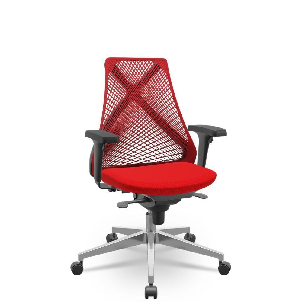 Cadeira Bix X+ Aero Sincron Vermelho - 1